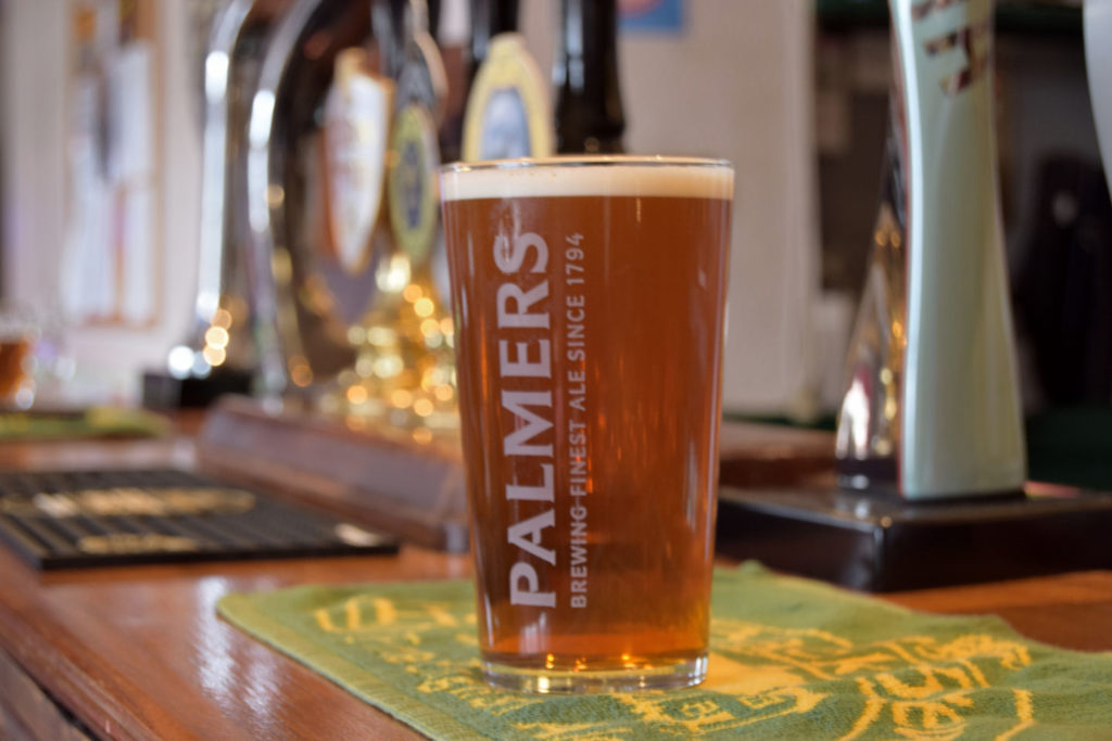 Palmers real ale - Queens Head Holybourne